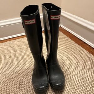 Hunter Rain Boots in great condition! Barely worn